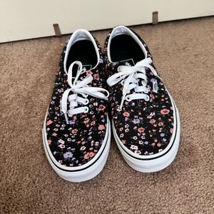 Women’s Floral Vans Shoes